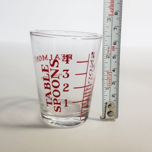 Vintage Graduated Medicine Glass Realmont England No.452 NEW OLD STOCK WITH BOX - Picture 7 of 7